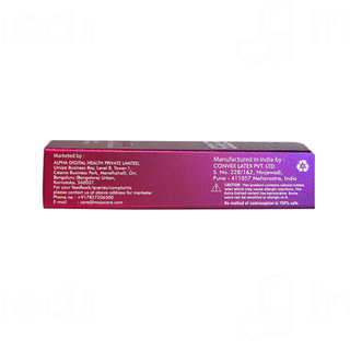 Mojocare Excites Strawberry Flavour Extra Dotted Condom 10