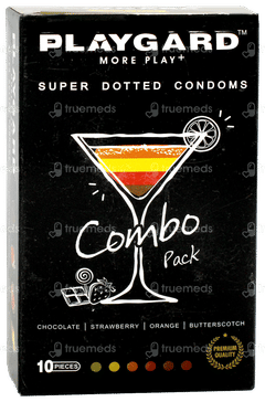 Playgard More Play+ Super Dotted Combo Pack Condom 10 Playgard More Play+ Super Dotted Combo Pack Condom 10