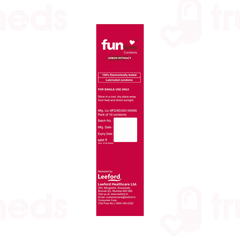 Funtime Dotted Ribbed And Contoured Juicy Cherry Flavour Condom Pack Of 10