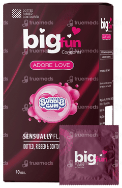 Bigfun Bubble Gum Pack Of 10 Condoms Bigfun Bubble Gum Pack Of 10 Condoms