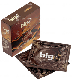 Bigfun Chocolate Flavour Pack Of 3 Condoms