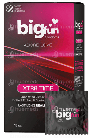 Bigfun Xtra Time Pack Of 10 Condoms