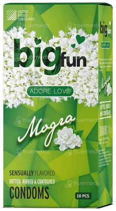 Bigfun Mogra Flavoured Pack Of 10 Condoms