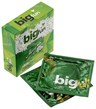 Bigfun Mogra Flavoured Pack Of 3 Condoms