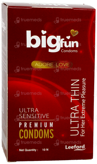 Bigfun Ultra Thin Pack Of 10 Condoms