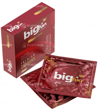 Bigfun Ultra Thin Pack Of 3 Condoms