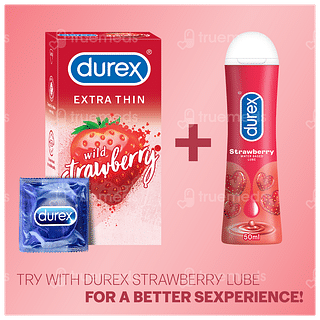 Durex Extra Thin Wild Strawberry Condoms 12