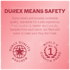 Durex Extra Thin Wild Strawberry Condoms 12 Durex Extra Thin Wild Strawberry Condoms 12