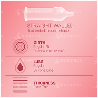 Durex Extra Thin Wild Strawberry Condoms 12