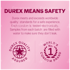 Durex Extra Thin Bubblegum Condoms 12 Durex Extra Thin Bubblegum Condoms 12