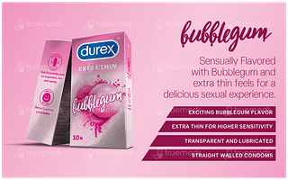 Durex Extra Thin Bubblegum Condoms 12