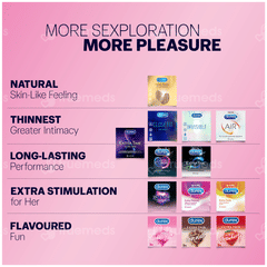 Durex Extra Thin Bubblegum Condoms 12 Durex Extra Thin Bubblegum Condoms 12