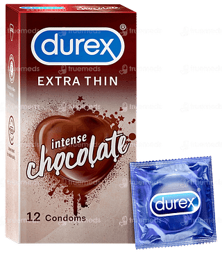 Durex Extra Thin Intense Chocolate Condom 12