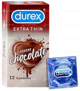 Durex Extra Thin Intense Chocolate Condoms 12