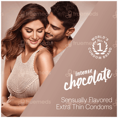Durex Extra Thin Intense Chocolate Condoms 12 Durex Extra Thin Intense Chocolate Condoms 12