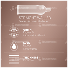 Durex Extra Thin Intense Chocolate Condoms 12 Durex Extra Thin Intense Chocolate Condoms 12