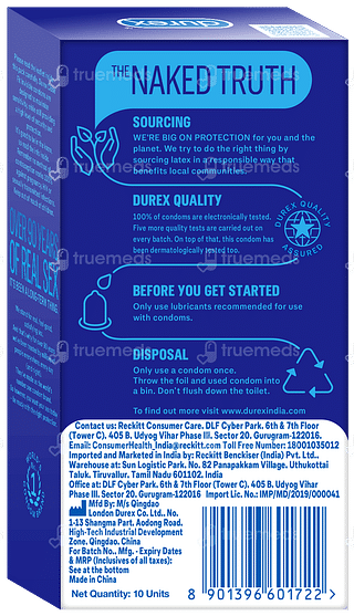 Durex Close Fit Invisible Condoms 10