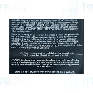 Moods Bubblegum Dotted Condoms 12
