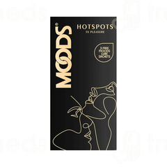 Moods Hotspots 5X Pleasure Condoms 10 With 3 Moods Lube Sachet Free