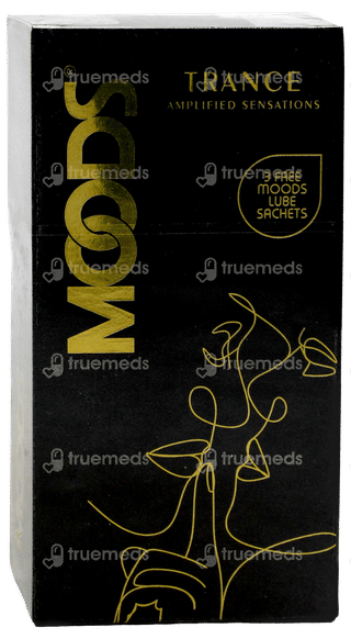 Moods Trance Amplified Sensations Dotted Condoms 10 With 3 Moods Lube Sachet Free
