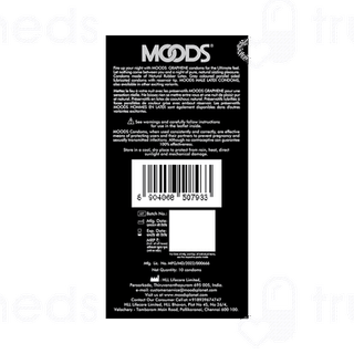 Moods Graphene Ultimate Feel Condoms 10 With 3 Moods Lube Sachets Free