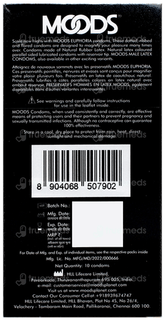 Moods Euphoria Dotted Condom 10