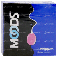 Moods Bubblegum Dotted Condoms 3 Moods Bubblegum Dotted Condoms 3