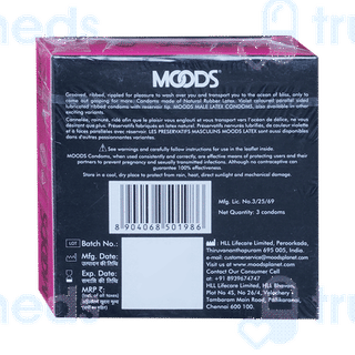 Moods Ribbed Condoms 3