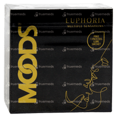 Moods Euphoria Multiple Sensations Dotted Condoms 3 With 1 Moods Lube Sachet Free