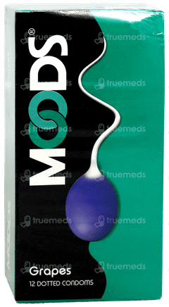 Moods Grapes Dotted Condoms 12 Moods Grapes Dotted Condoms 12