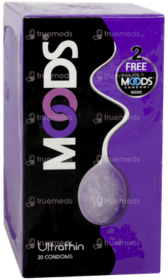 Moods Ultrathin Silver Condom 20 With 2 Free