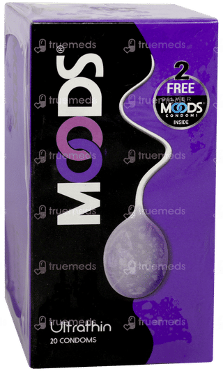 Moods Ultrathin Silver Condom 20 With 2 Free
