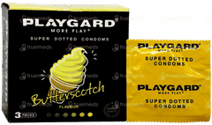 Playgard More Play+ Super Dotted Butterscotch Flavour Condoms 3