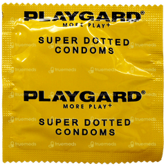 Playgard More Play+ Super Dotted Butterscotch Flavour Condoms 3