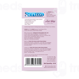 Scruze Non Stop Extra Dotted Condom 10