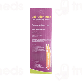 Labrador India Ultra Realstic Jumbo Skin 6inch Reusable Condom 1