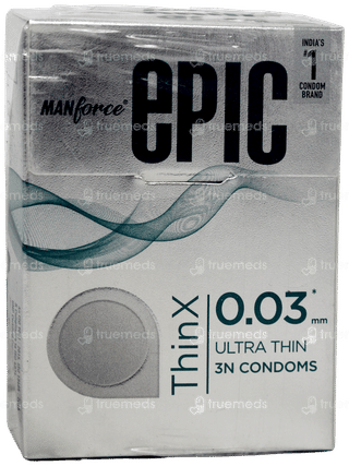Manforce Epic Thinx 0.03Mm Ultra Thin Condoms 3