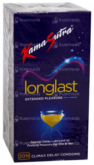 Kamasutra Longlast Extended Pleasure Climax Delay Condoms 20