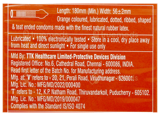 Skore Warm Dotted Ribbed Condoms 10