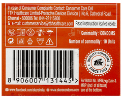 Skore Warm Dotted Ribbed Condoms 10