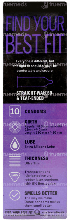 Durex Extra Time Ultra Thin Condoms 10