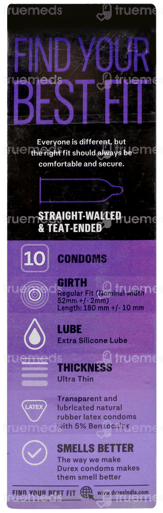 Durex Extra Time Ultra Thin Condoms 10
