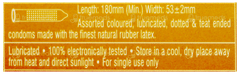Skore Assorted Flavour With Additional Lubrication 1500+ Dots Condoms 20