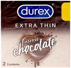 Durex Extra Thin Intense Chocolate Condoms 2 Durex Extra Thin Intense Chocolate Condoms 2