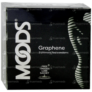 Moods Graphene Ultimate Feel Condoms 3 With 1 Moods Lube Sachets Free