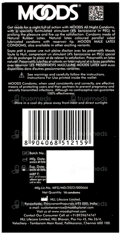 Moods All Night Climax Delay Condoms 10