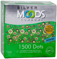 Moods Silver 1500 Dots Condoms 3