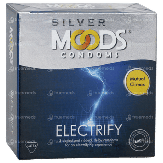 Moods Silver Electrify Condoms 3