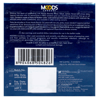 Moods Silver Electrify Condoms 3