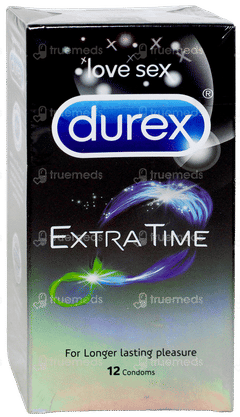 Durex Extra Time Condoms 12 Durex Extra Time Condoms 12